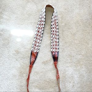 Cowrie Shell Tie Belt